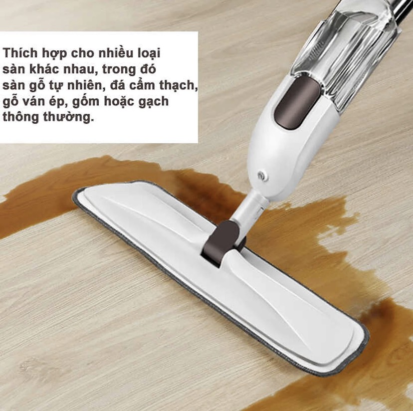 Chổi Lau Xịt Nước Khử Khuẩn Xoay 360 Độ Thông Minh - Cây Lau Nhà Kèm Bình Xịt Phun Sương Cao Cấp - Dụng Cụ Vệ Sinh Nhà Cửa Một Cách Nhanh Chóng.