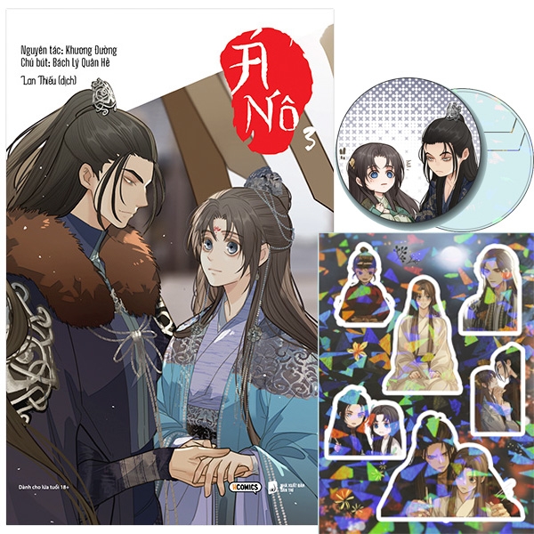 Á nô - tập 3 - bản đặc biệt - tặng kèm sticker hologram + huy hiệu 5.8cm cán bóng + bọc huy hiệu hologram