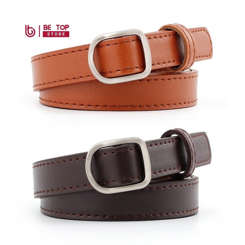 Thắt lưng nữ ulzzang bản nhỏ 2cm da PU N19