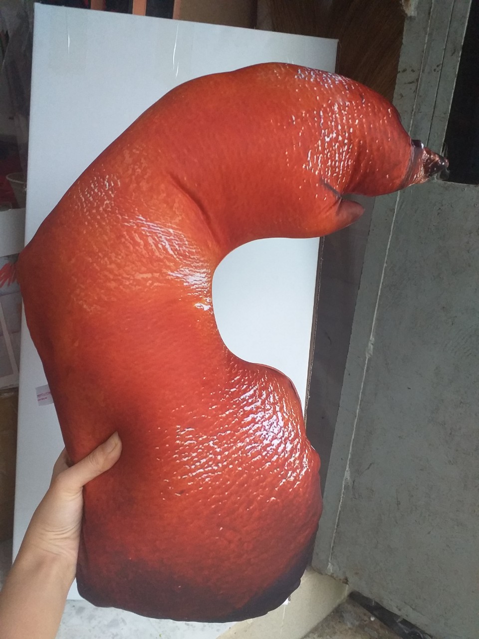 Gối ôm hình giò heo nướng giống thật gối ôm 3d hình đồ ăn gối ôm dễ thương quà tặng cho người yêu gối ngủ hình chân lợn