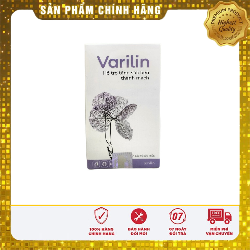 Varilin - viên uống hỗ trợ trị suy giãn tĩnh mạch