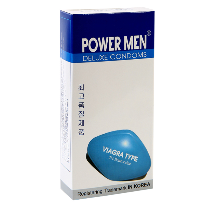 Bao cao su power men viagra hộp 12 chiếc - power men viagra condoms 12s - powermen bcs pwm