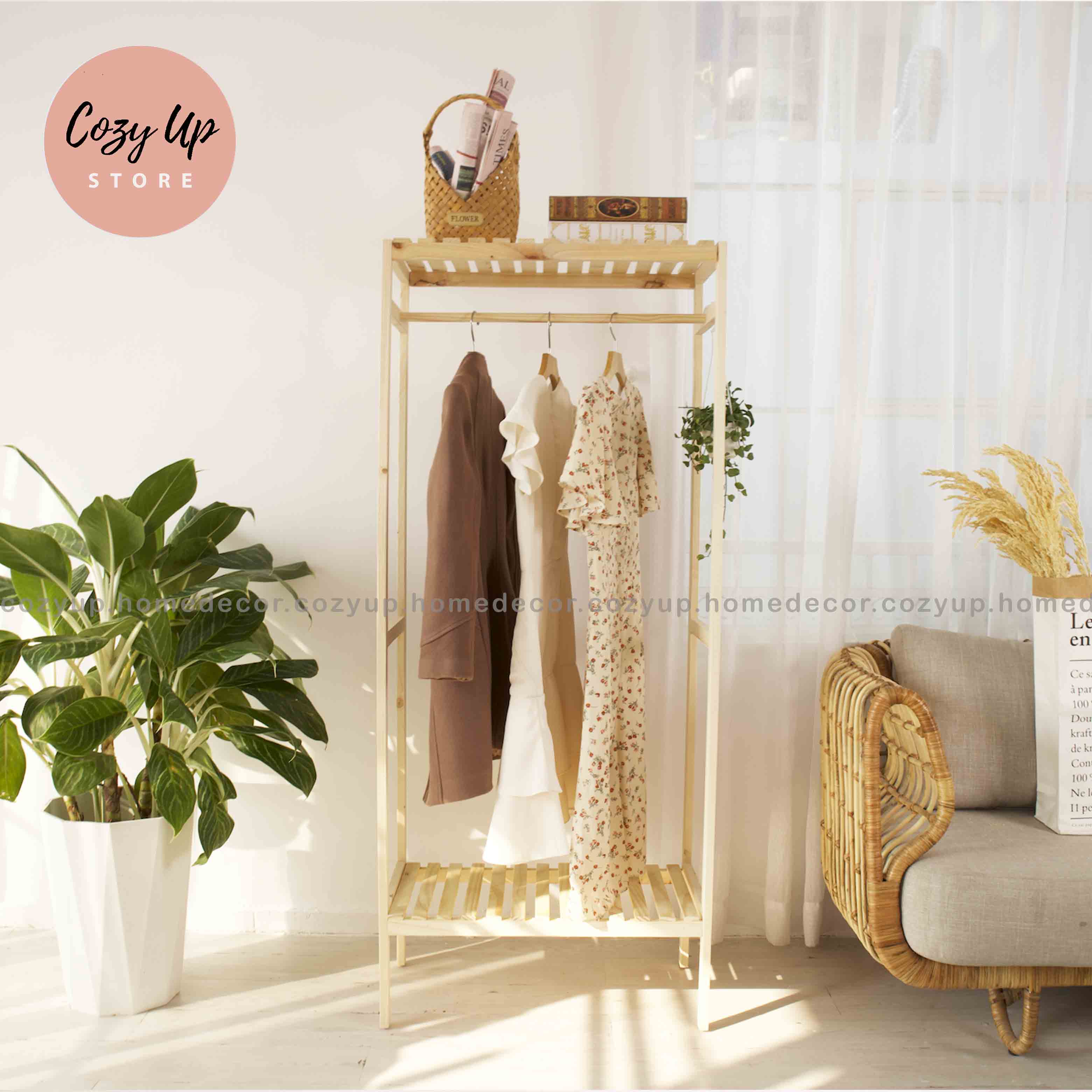 Tủ treo quần áo 1 tầng 50x150 cm