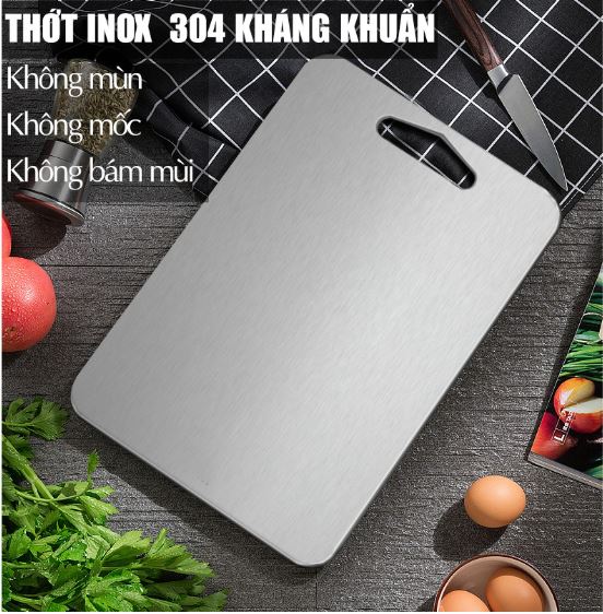 Thớt inox 304 Nanichino Thichness 0.3cm siêu dày