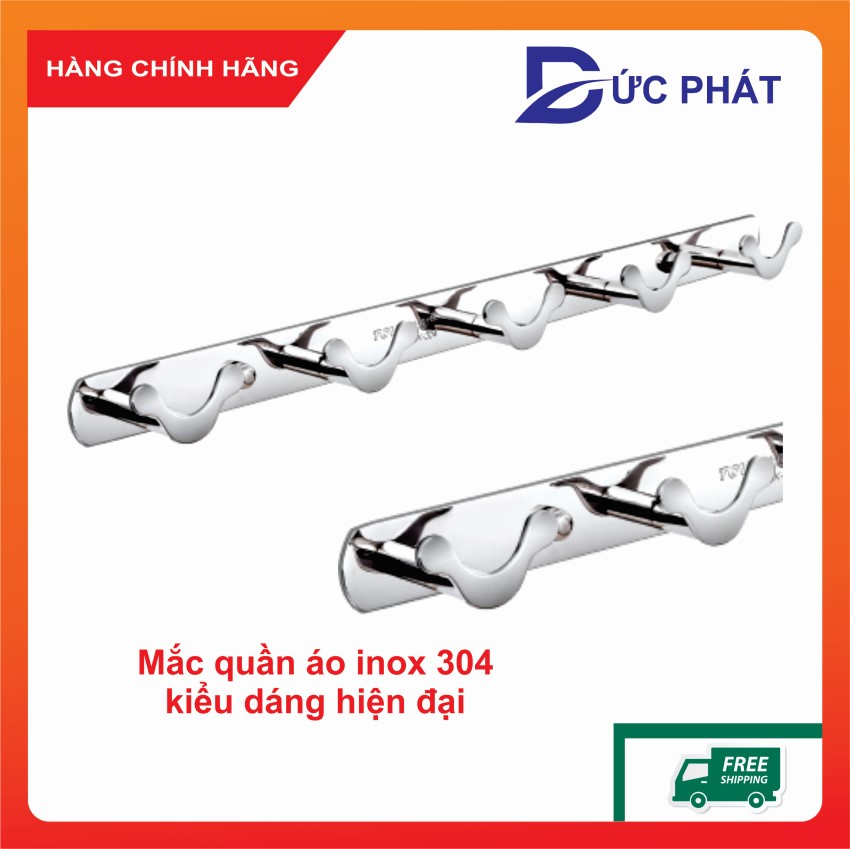Mắc áo inox 304 kiểu dáng đẹp, móc treo quần áo dày dặn chắc chắn hàng chuẩn