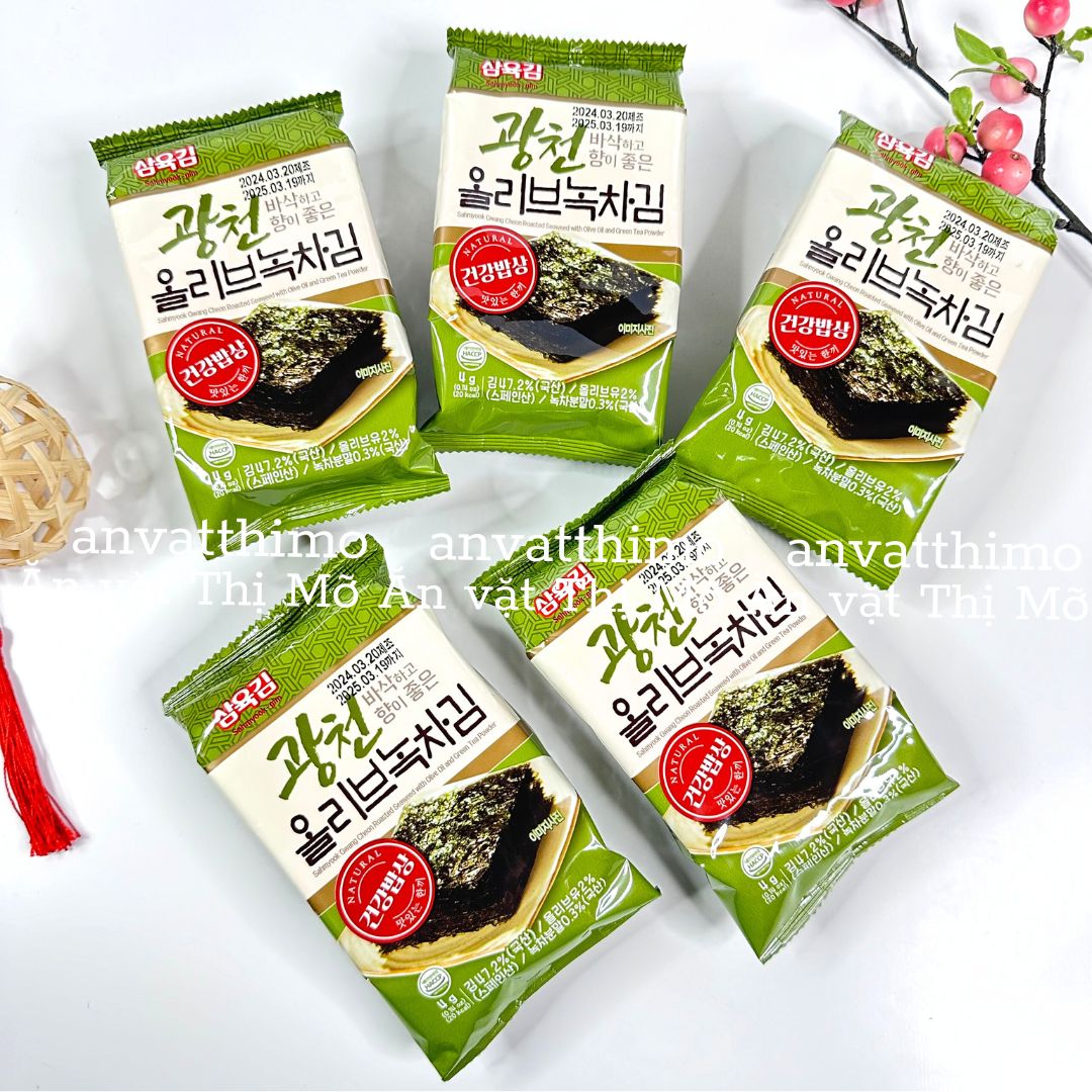 Gói rong biển tẩm vị ăn liền Hàn Quốc