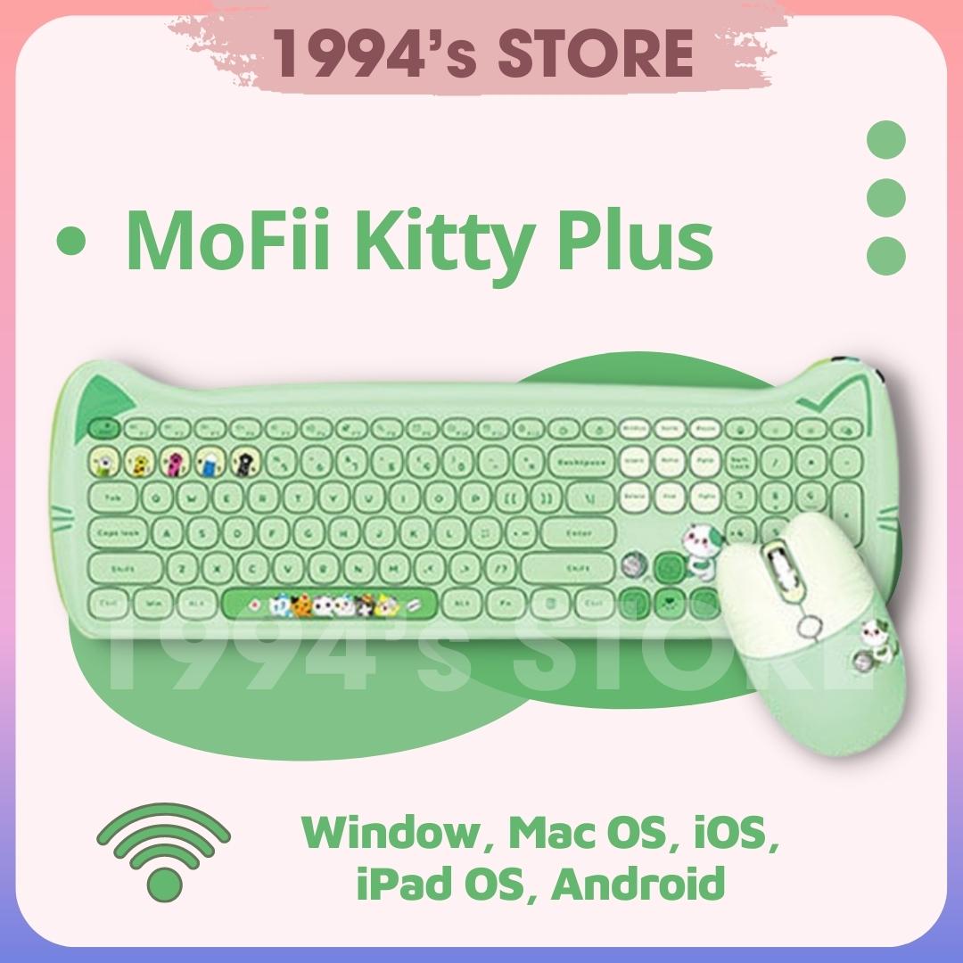 Combo bàn phím giả cơ và chuột MOFII Geezer KITTY CAT PLUS không dây cho