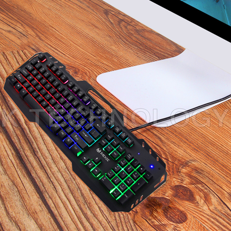 BÀN PHÍM GAMING LED MIXIE X800 BÀN PHÍM CHƠI GAME BÀN PHÍM GIẢ CƠ