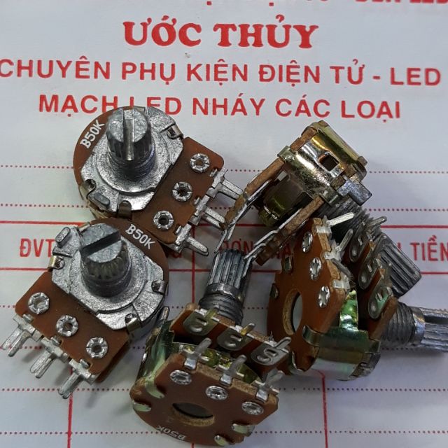 10c chiết áp 50k 6 chân