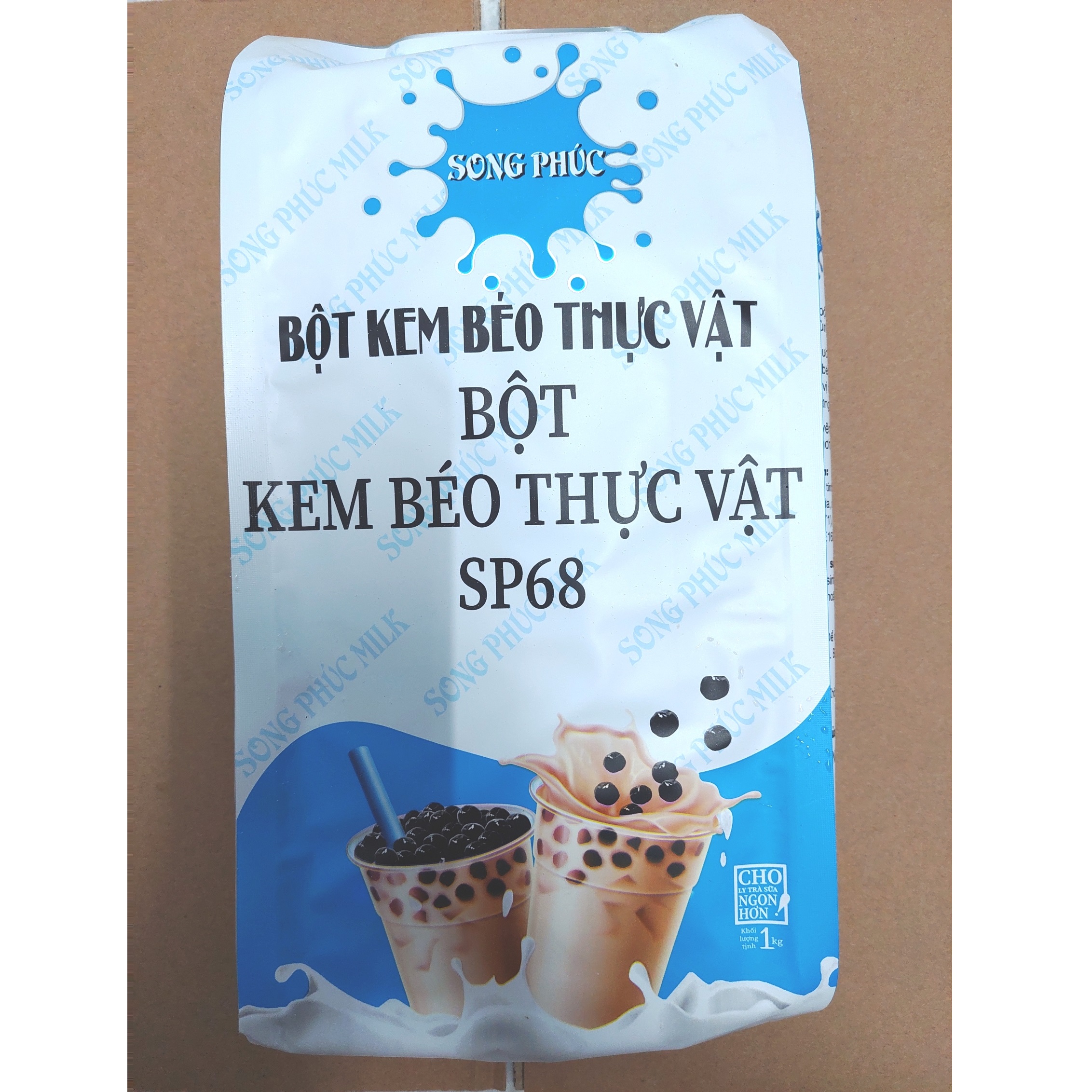 Bột sữa / bột kem béo thực vật song phúc sp68 - bao 1kg - dùng để pha trà sữa