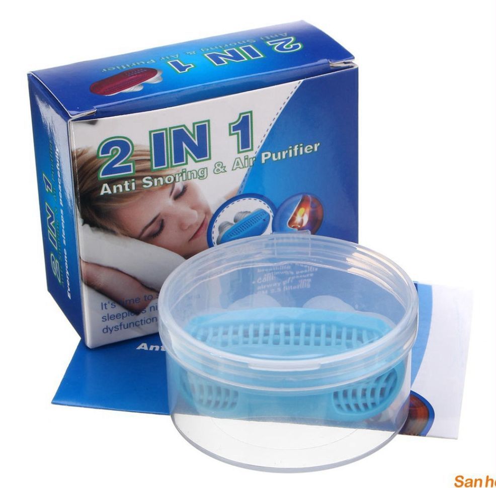 Thiết bị chống ngáy ngủ 2 in1 - dụng cụ chống ngủ ngáy lọc không khí