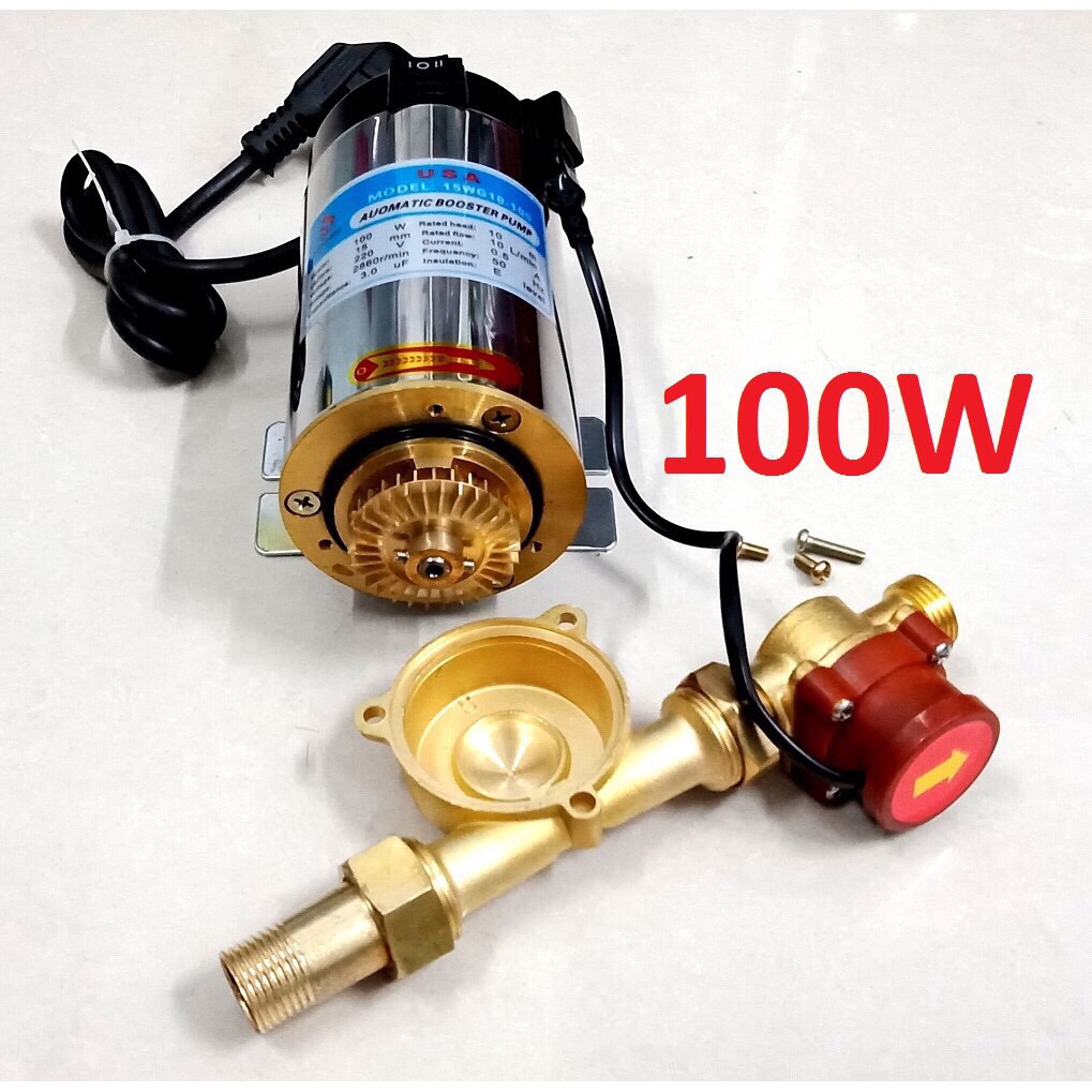Máy bơm tăng áp lực 100w - kho máy huy phát
