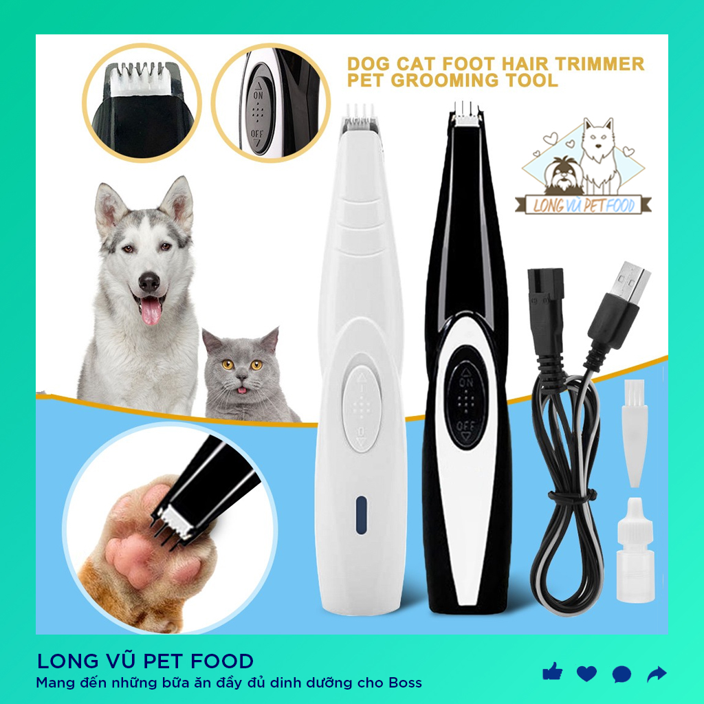 Tông đơ chuyên cạo lông bàn chân cho chó mèo - Tông đơ chó mèo chuyên cạo bàn chó mèo - Long Vũ Pet Food