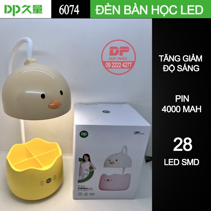 ĐÈN ĐỂ BÀN TÍCH ĐIỆN- CẢM ỨNG TĂNG GIẢM ĐỘ SÁNG DP6074