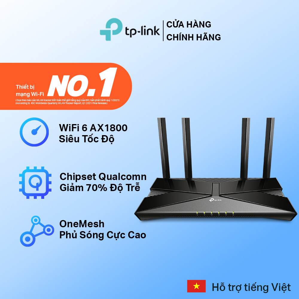 [Wifi thế hệ mới] Bộ Phát Router Wifi TP-Link Archer AX23 Wifi 6 Chuẩn AX1800
