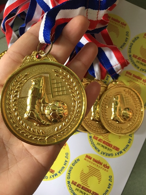 Huy chương bóng đá ⚡ có in ⚡ huy chương kim loại cao cấp