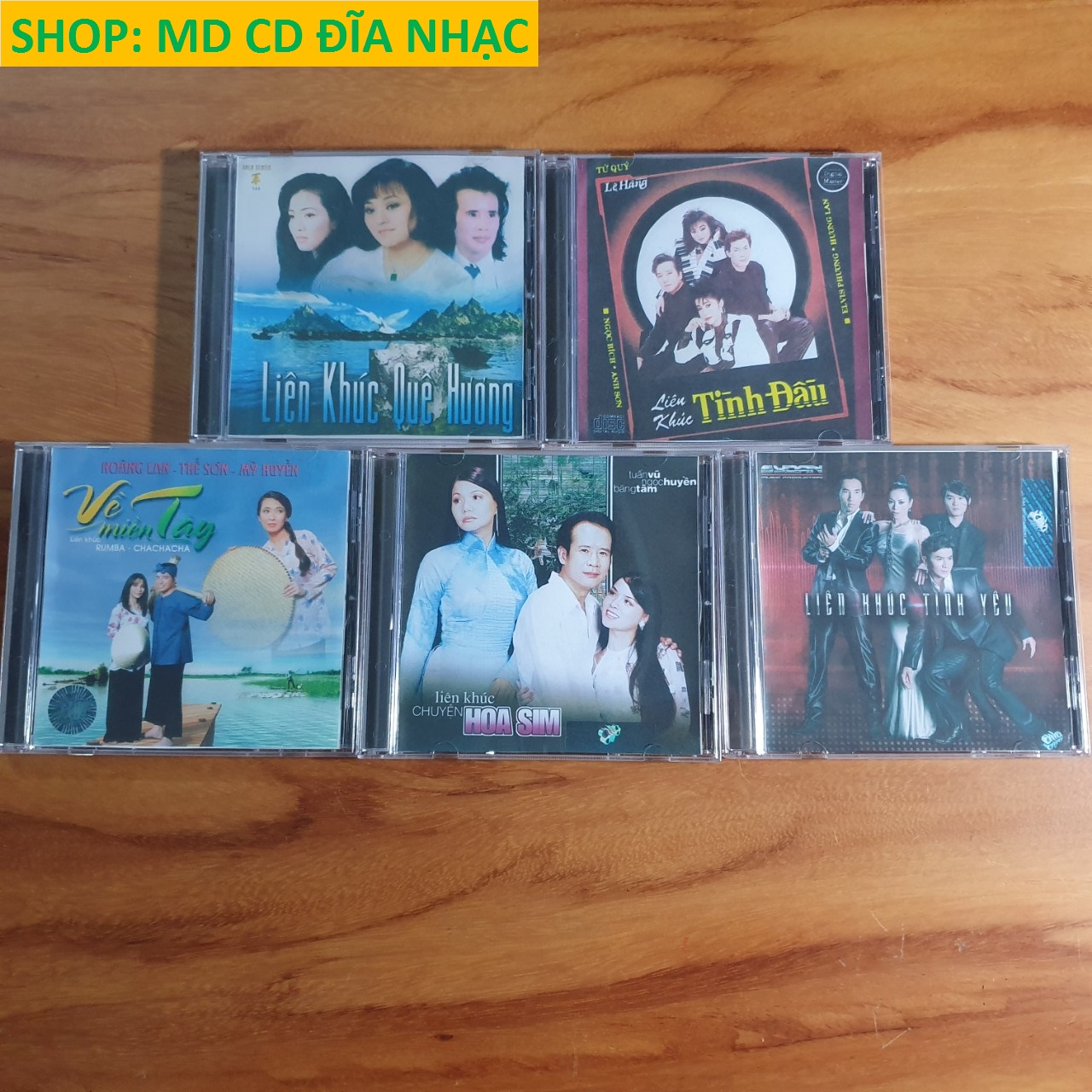 [MDCD] Bộ 5 Đĩa CD Liên Khúc Chọn Lọc - Bộ 2