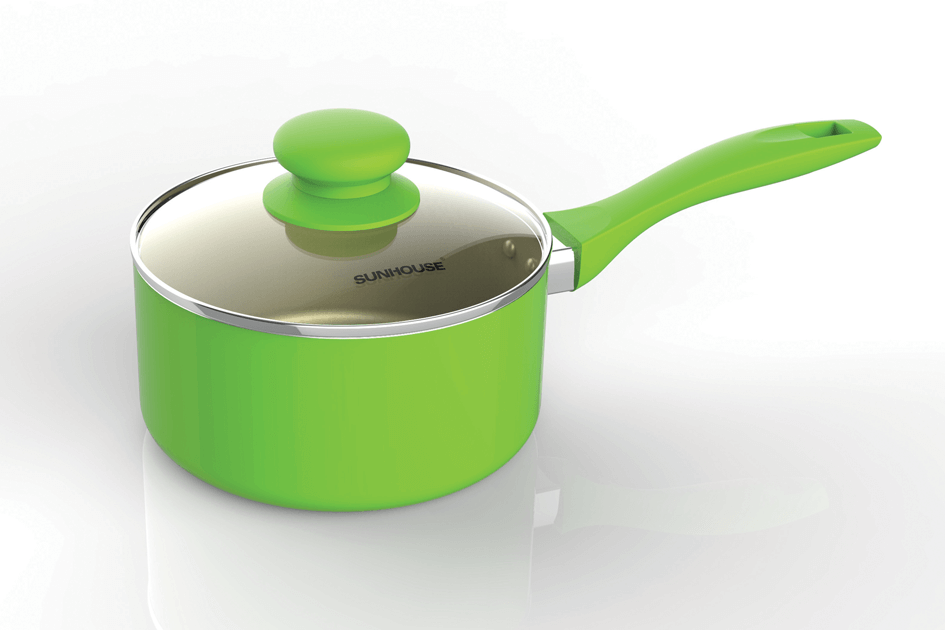 Nồi quấy bột hợp kim nhôm đáy từ 16 cm SUNHOUSE SMP15116 - Quánh nhôm chống dính đáy từ 16cm Sunhouse SMP15116)