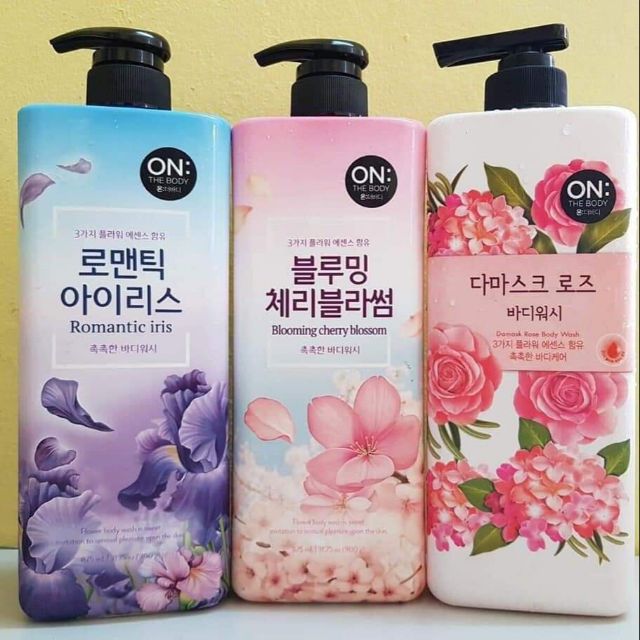 SỮA TẮM NƯỚC HOA GIÚP MỀM MỊN DA HÀN QUỐC ON THE BODY 900G