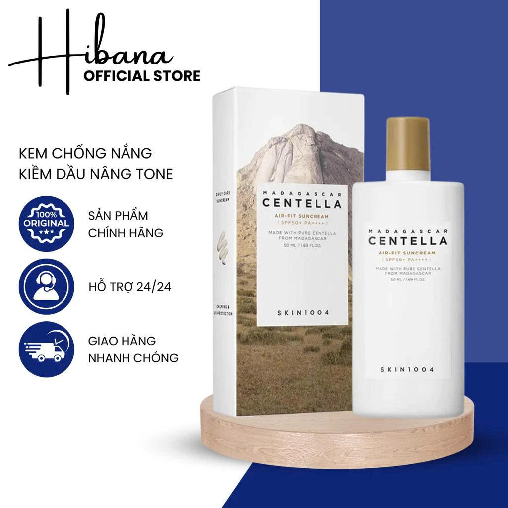 Kem chống nắng Skin1004 Madagascar Centella Air-fit Suncream SPF50+ PA++++
