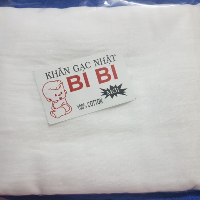 Khăn tắm gạc sữa Nhật BiBi 5 lớp 80x75cm khăn xô