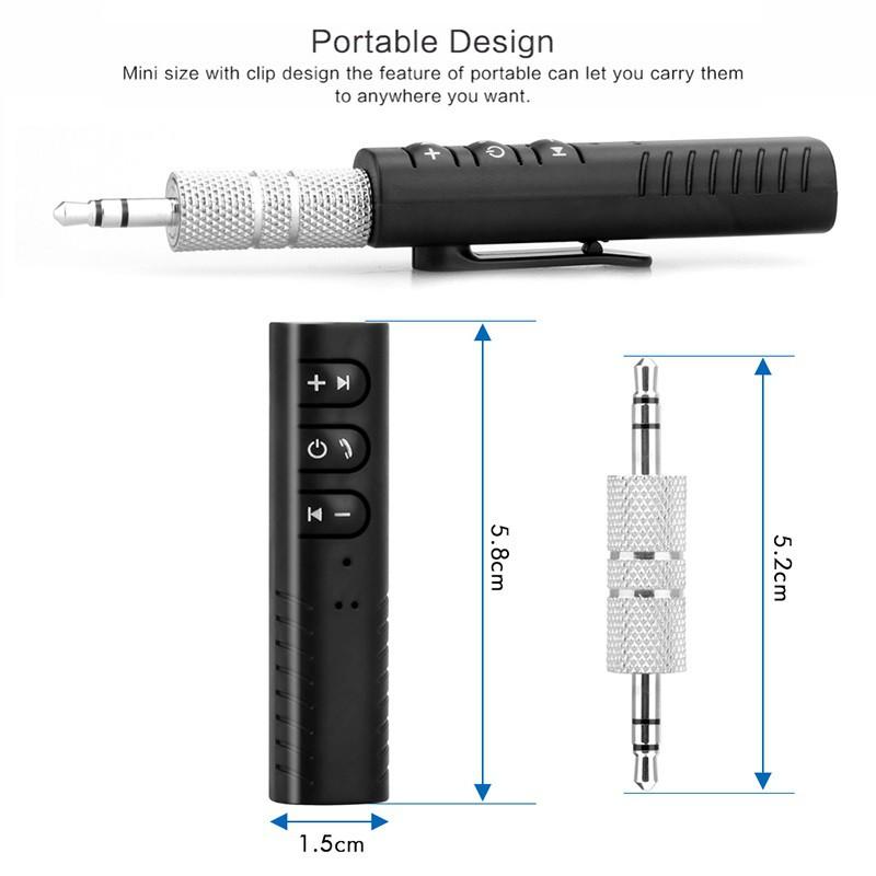 Bluetooth adapter tạo kết nối âm thanh 4.2 rảnh tay.