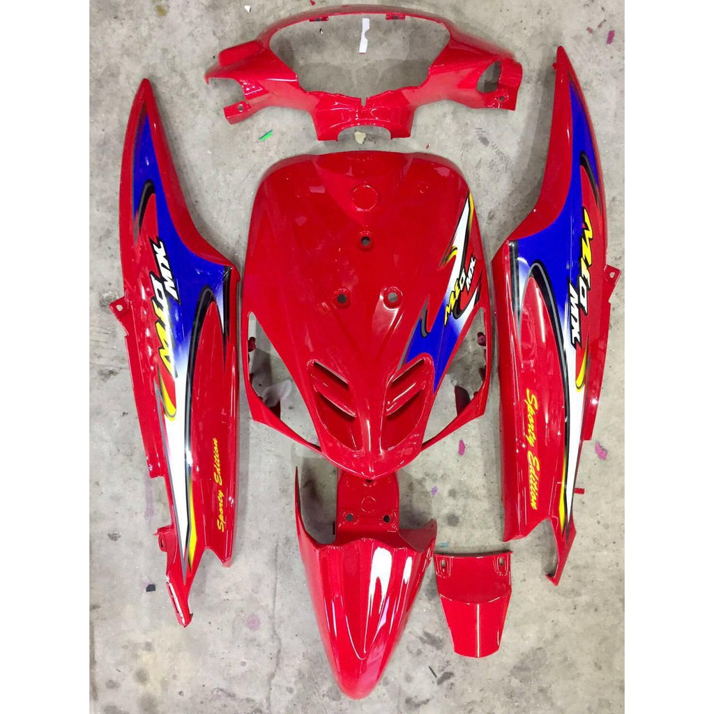 Tem Rời Mio MX 110 Dán Xe Đỏ - Tem Chuẩn Hình