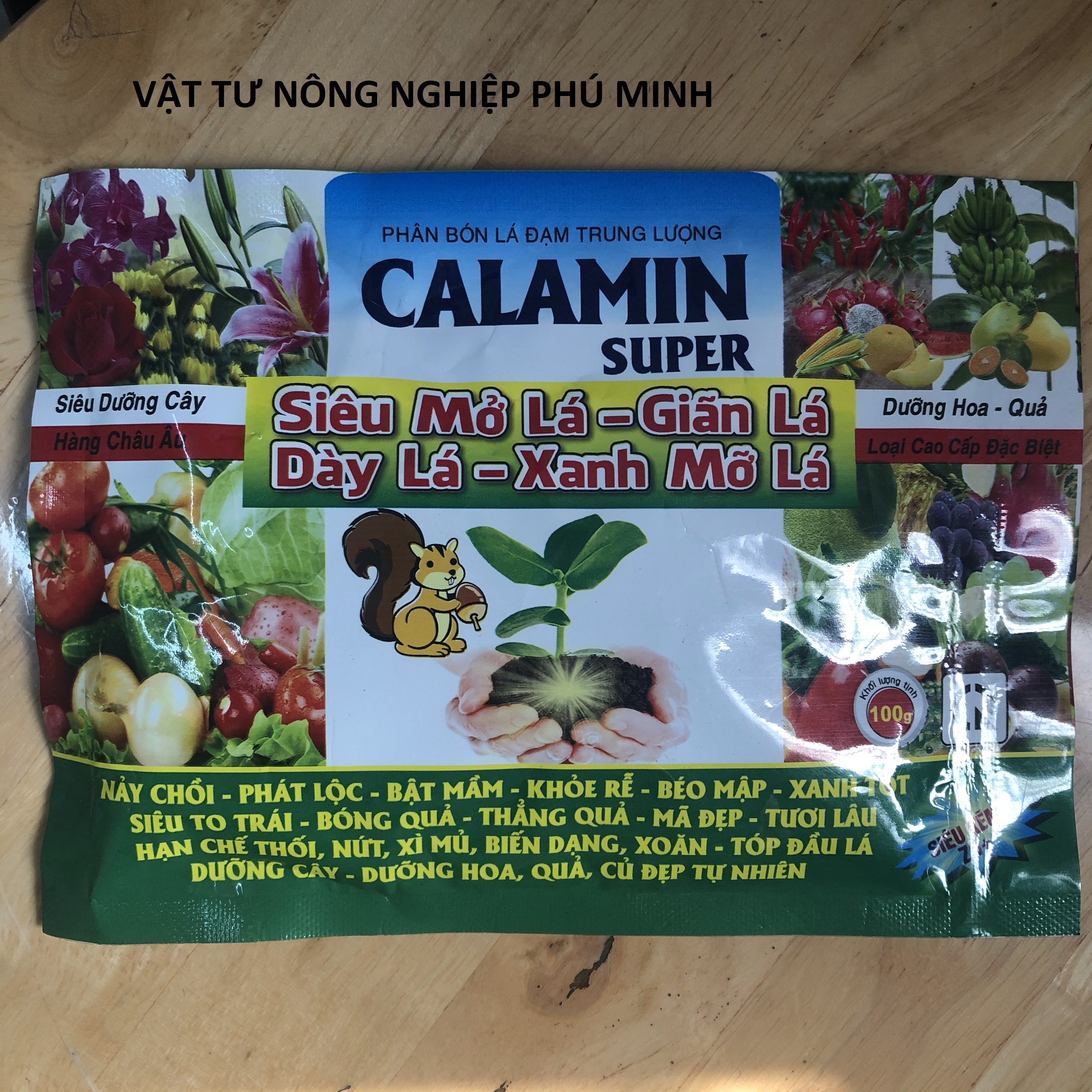 Phân bón cây trồng Calamin siêu vọt đọt đâm chồi 100g
