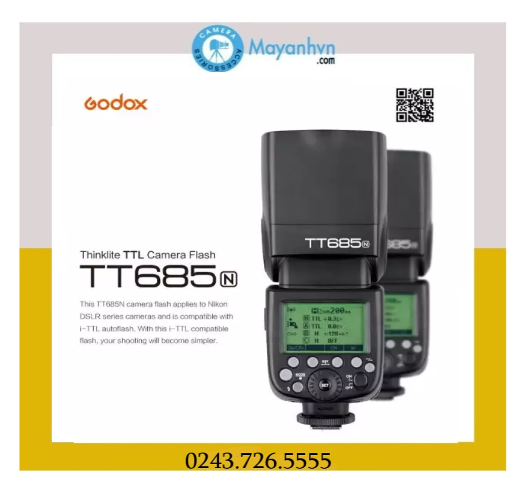 Đèn flash godox tt685n for nikon