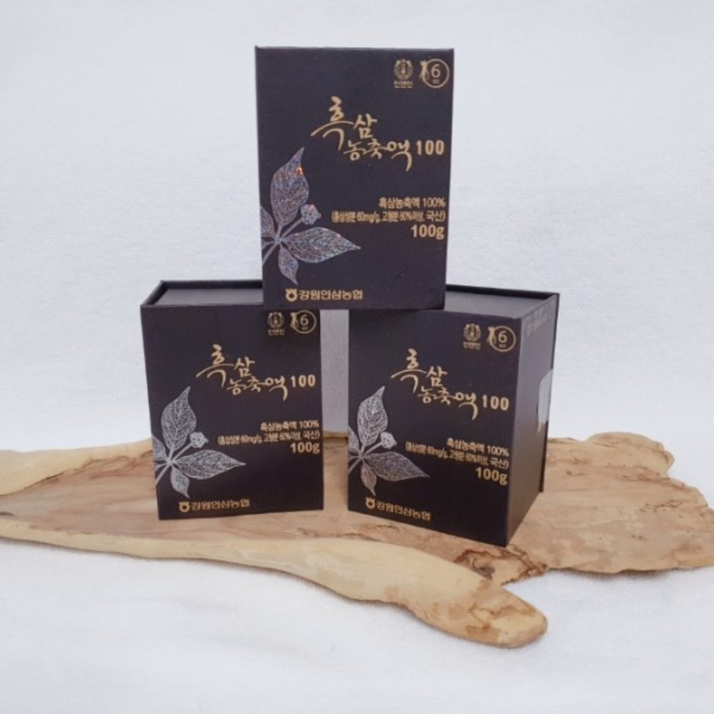 Cao Hắc Sâm NongHyup Hàn Quốc Hộp 100g Thượng Hạng - Korean Black Red Ginseng Gold 70mg/g
