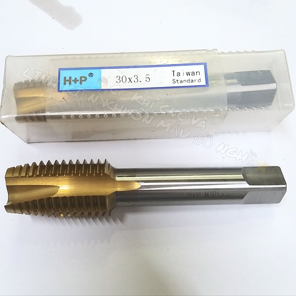 [HCM]Mũi Taro H+P Vàng Thẳng M30*3.5 (Vàng)
