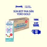 Thùng 48 hộp Sữa nước YOKO GOLD 180ml - sữa bột pha sẵn Dưỡng chất tốt từ Nhật Bản, Vị Nhạt thanh mát, Tiêu hóa khỏe, giúp bé dễ hấp thu (Sữa dành cho trẻ em trên 1 tuổi)