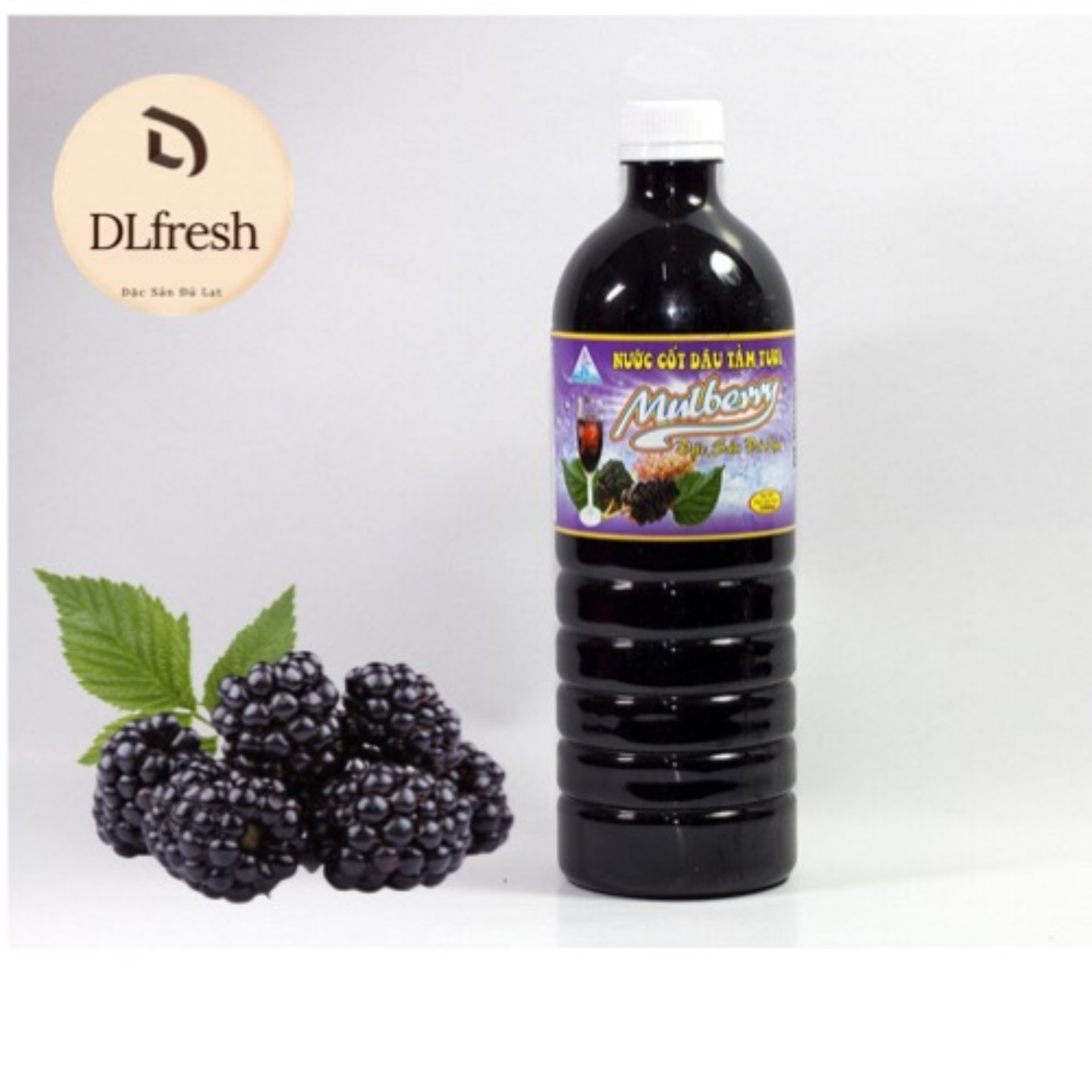 Nước cốt dâu tằm lên men DLFresh nước dâu tằm lên men 1000ml