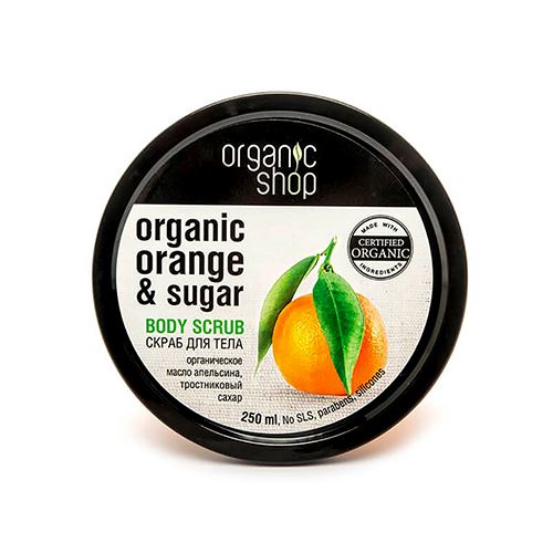 Tẩy Da Chết Toàn Thân Organic Shop Orange &amp; Sugar Body Scrub