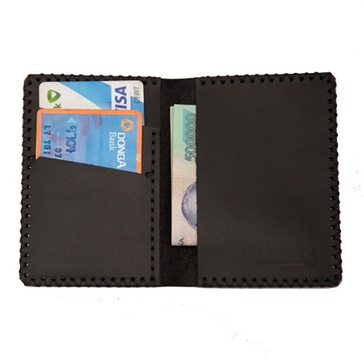 Ví Bóp Nam Nữ Nhỏ Handmade Da Bò Thật Galaxy Store GVM03NU