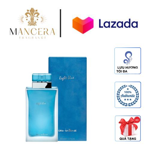 Nước hoa nữ Nước hoa Light blue intense Nước hoa chính hãng Nước hoa chiết - 10ml