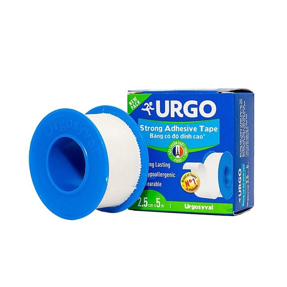 Băng keo lụa Urgo có độ dính cao Urgo Syval