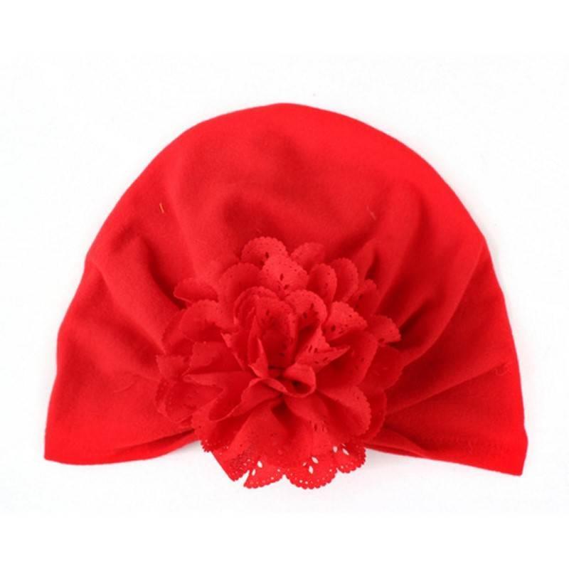 Mũ turban hoa cho bé gái stms1880