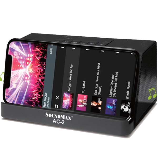 Loa bluetooth kiêm sạc không dây SoundMax AC-2 - Hàng mới
