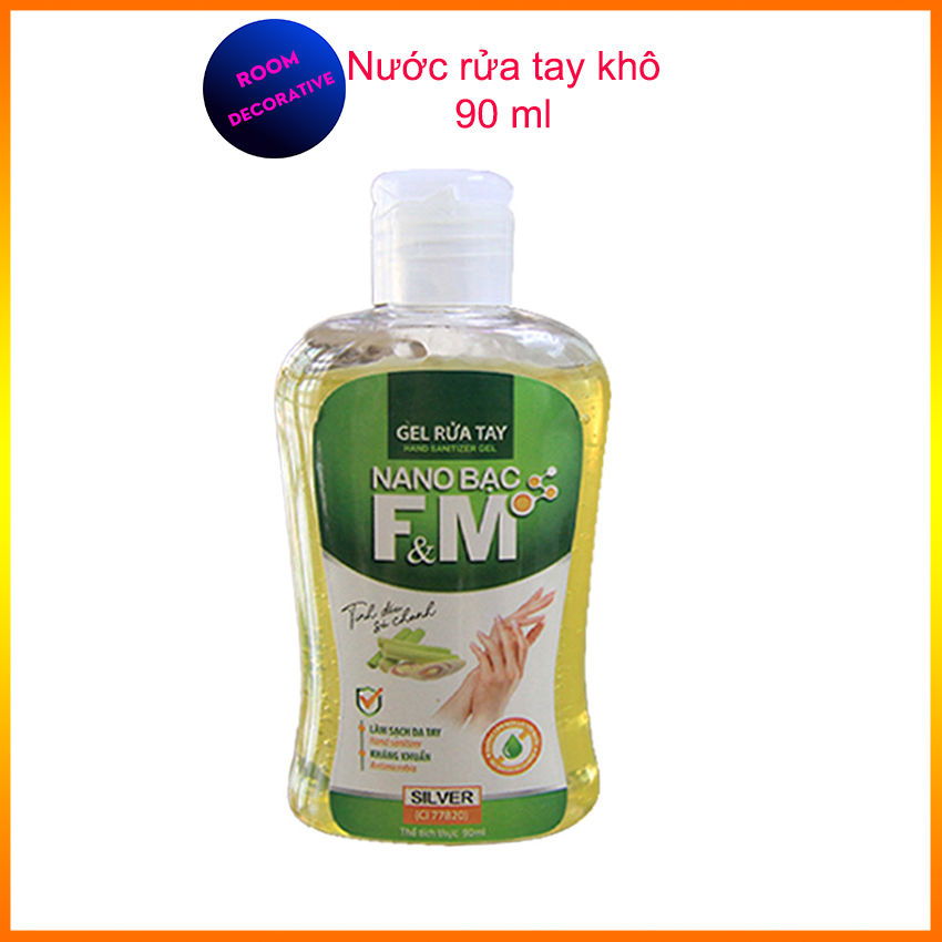 Nước rửa tay khô mini 90ml, nước rửa tay khô cho bé, gel rửa tay khô, gel rửa tay mini cho bé - room decorative