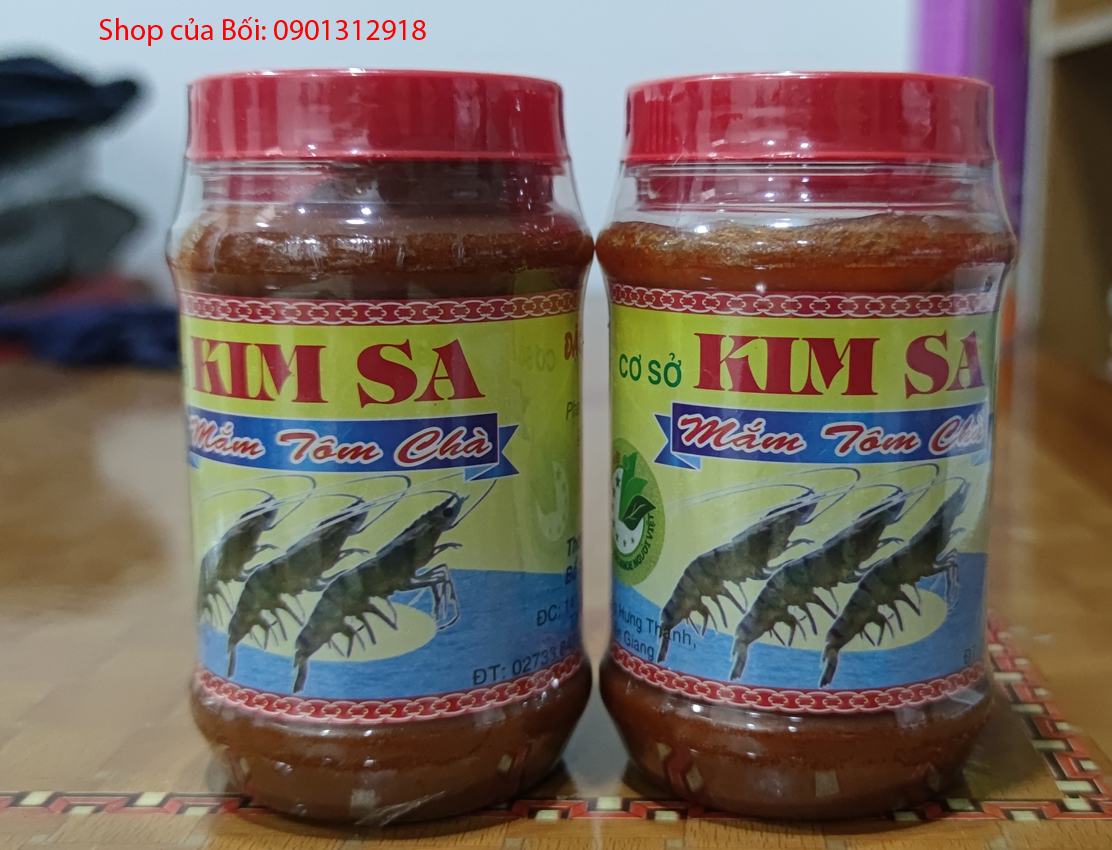 Mắm tôm chà kim sa, đặc sản gò công loại 1, 250g / hủ