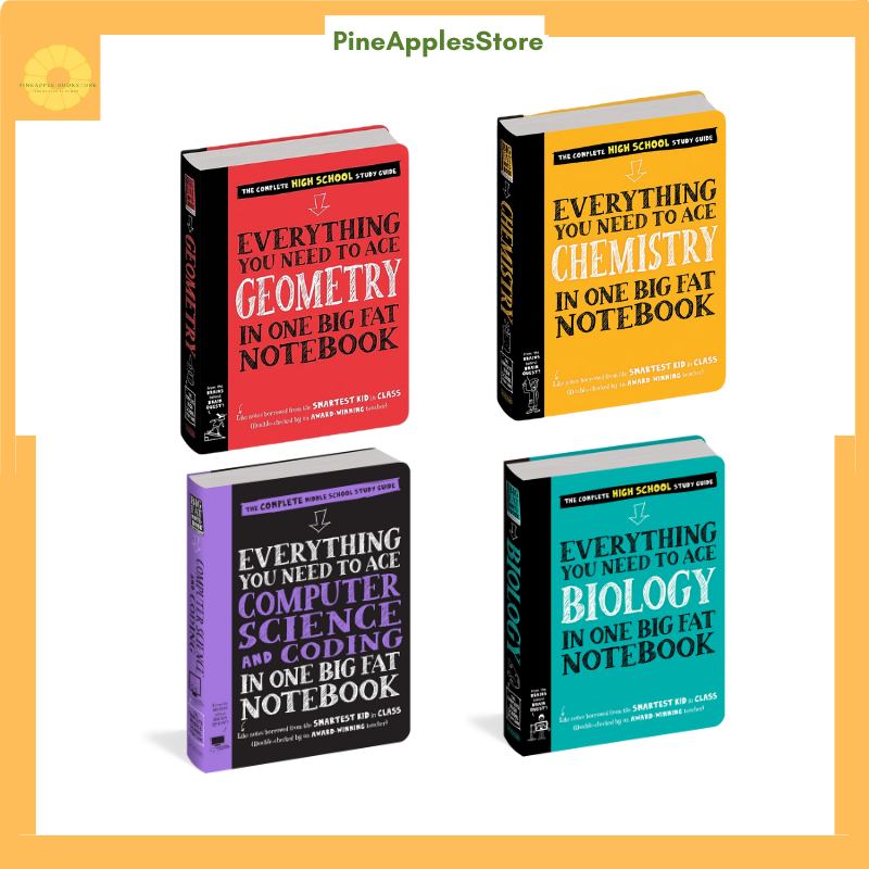 Sách Big Fat NoteBook Everything You Need To Ace Chemistry, Biology, Geometry, Computer Science