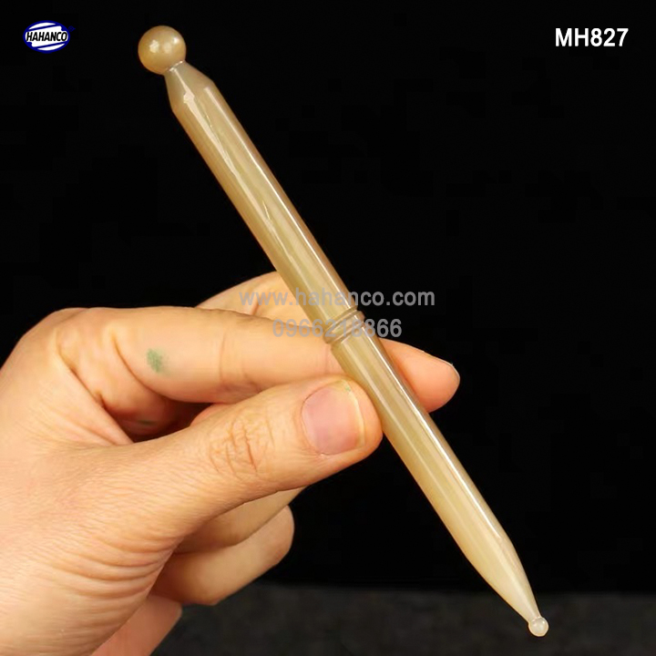 Cây gạch bạch huyết điện chẩn /MÁT XA, DAY ẤN HUYỆT BẰNG SỪNG làm đẹp da [MH827] HAHANCO