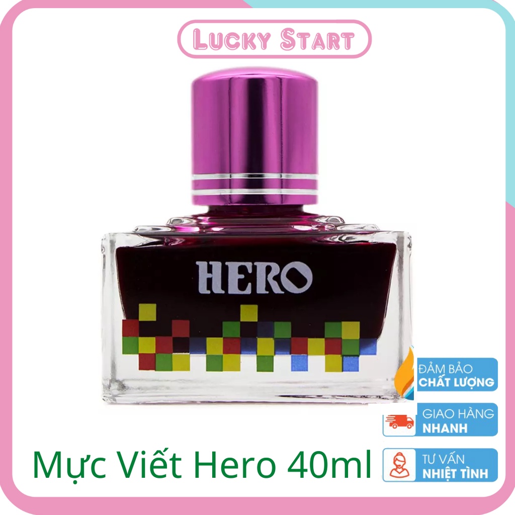 Chia sẻ: 0 Mực Viết Hero Hộp 40ml Màu Tím