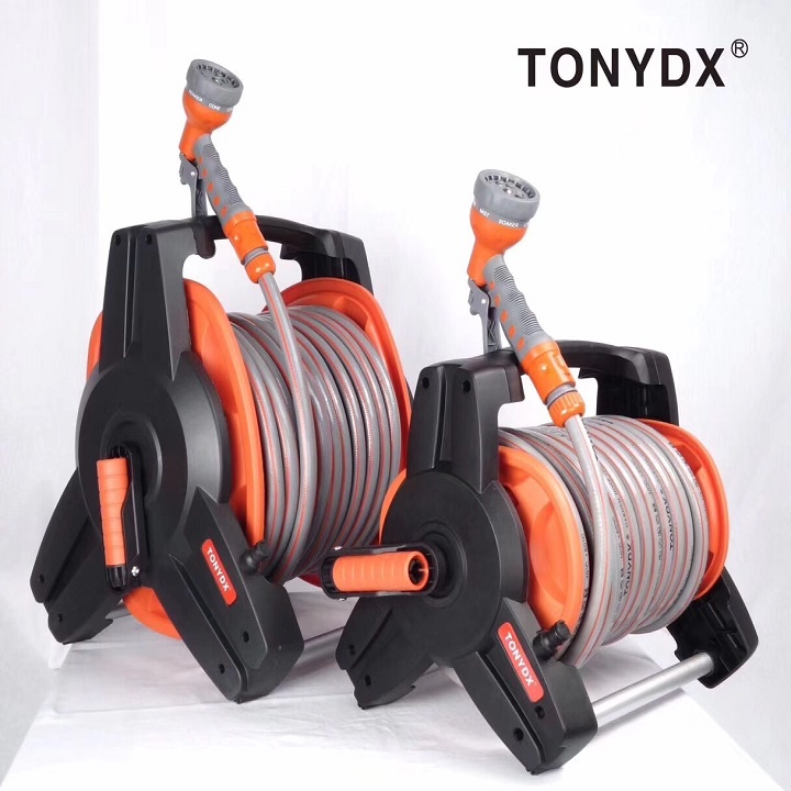 BỘ RULO CUỘN DÂY TƯỚI CÂY, RỬA XE TONYDX DÀI 10M,15M,20M, ĐẦY ĐỦ PHỤ KIỆN , MUA VỀ GẮN VÔ LÀ SÀI