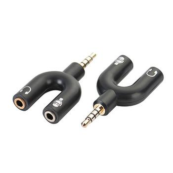 Jack chia audio 3.5 ra mic và loa -otg3