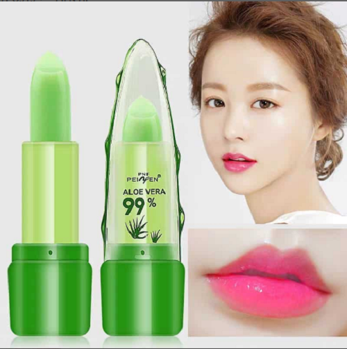 [HCM]Son dưỡng môi Nha đam mịn môi - Son gió lên màu 92% thiên nhiên