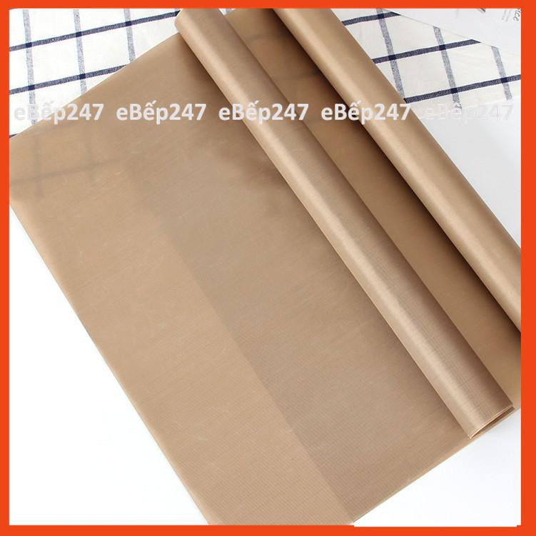Vải nướng đa năng bằng sợi thuỷ tinh chịu nhiệt, chống dầu, chống dính, siêu bền sử dụng nhiều lần, size 40x60 - eBếp247