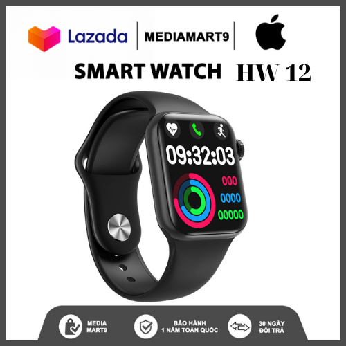 { SIÊU PHẨM 2021 } Đồng Hồ Thông Minh Series 6 HW12, Touch Screen Full 1.75 Inch, Màn Viền Tràn Cực Đẹp, Smartwatch Sử Dụng Chip S6 Đa Chức Năng, Pin Khủng-Chống Nước Tốt Hơn, Theo Dõi Giấc Ngủ, Đo Nhịp Tim,Thiết kế Thời trang.