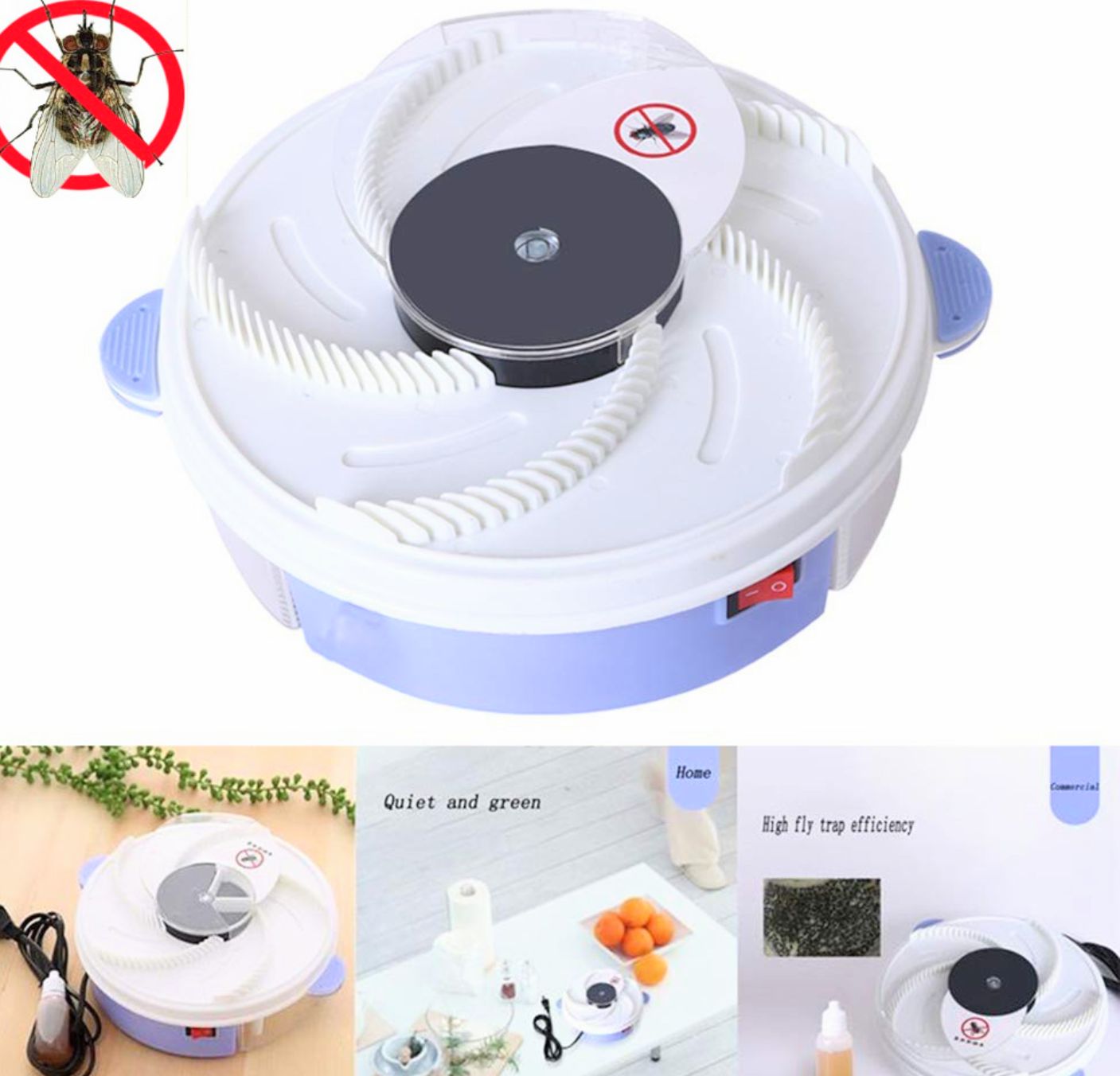 Thiết bị máy bắt ruồi tự động bắt sạch ruồi